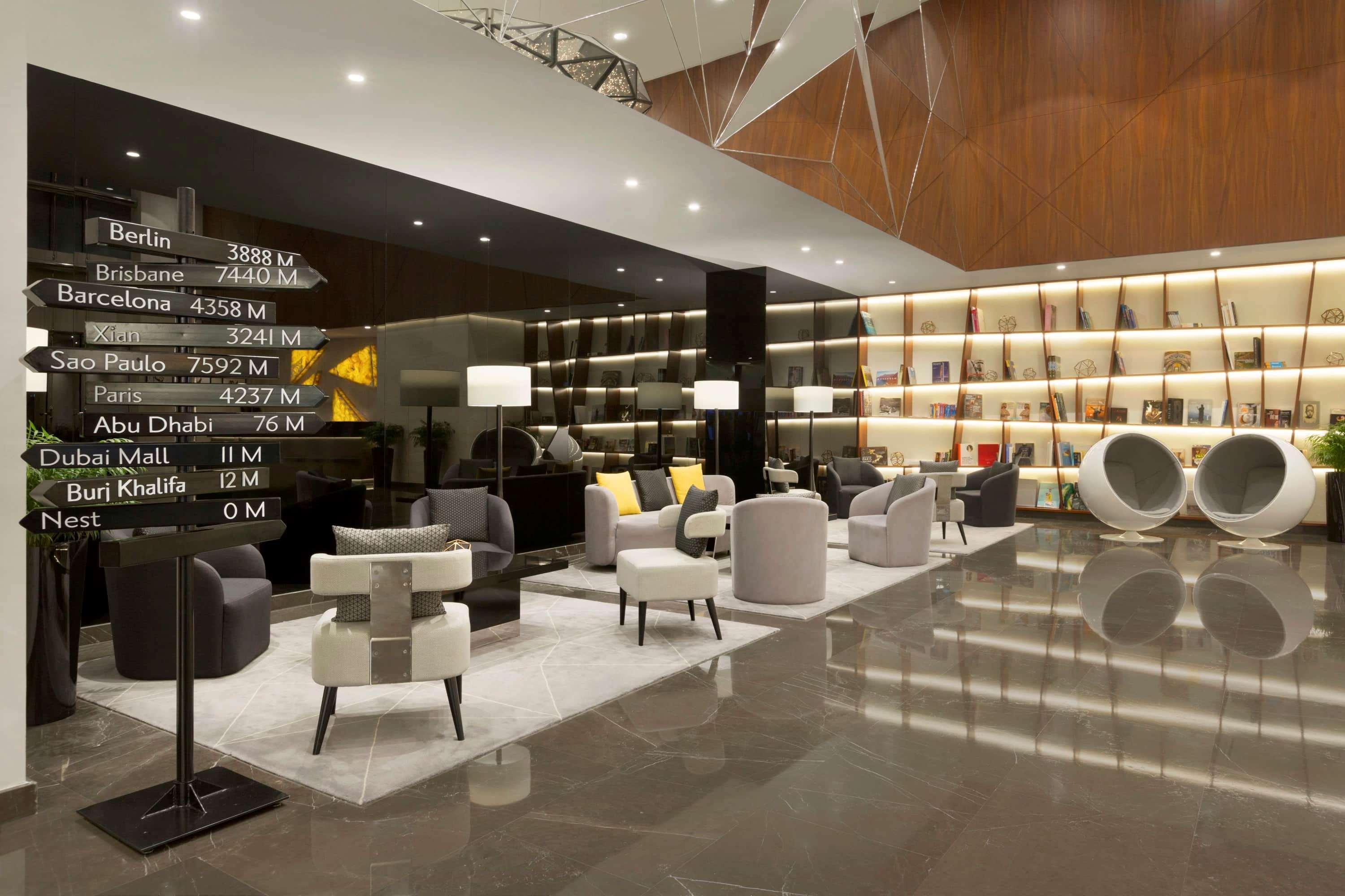 Hotel Tryp By Wyndham Dubai Esterno foto The lobby of the hotel