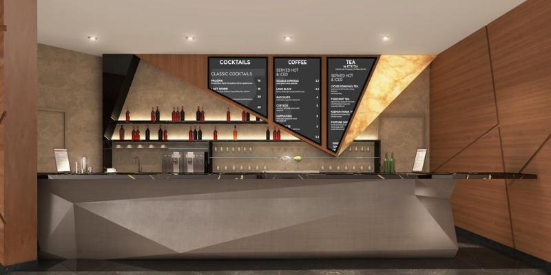 Hotel Tryp By Wyndham Dubai Esterno foto Interior design of the bar