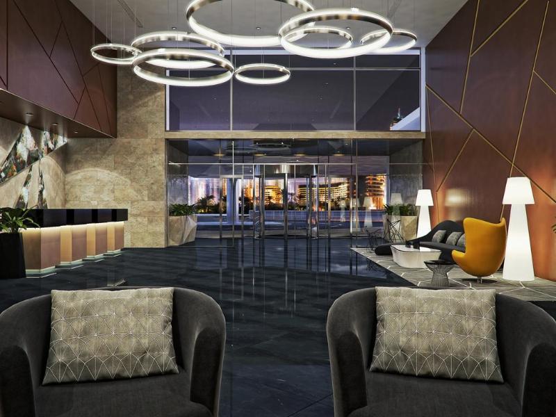 Hotel Tryp By Wyndham Dubai Esterno foto The lobby of the hotel