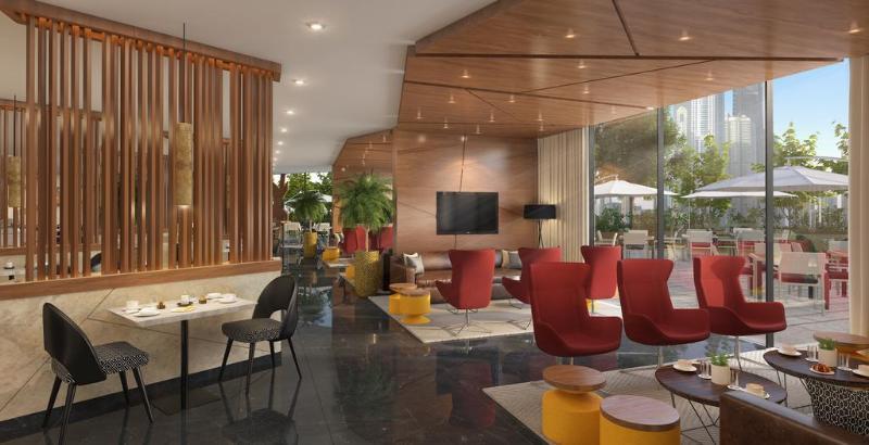 Hotel Tryp By Wyndham Dubai Esterno foto The hotel's lobby