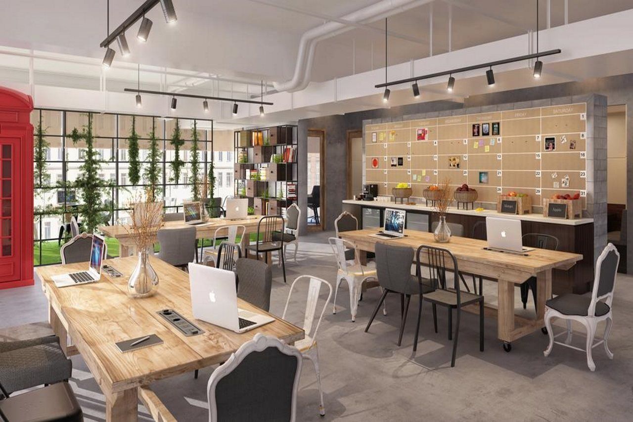Hotel Tryp By Wyndham Dubai Esterno foto The interior of the office